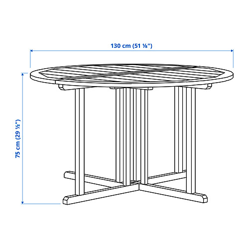 NÄMMARÖ table+4 chairs w armrests, outdoor