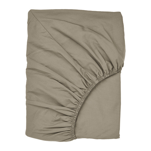 ULLVIDE fitted sheet for mattress pad