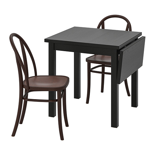 NORDVIKEN/SKOGSBO, table and 2 chairs