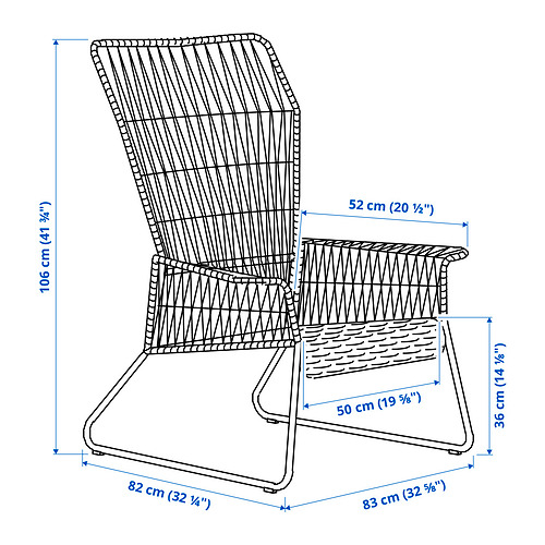 TALLSKÄR 4-seat, lounge set