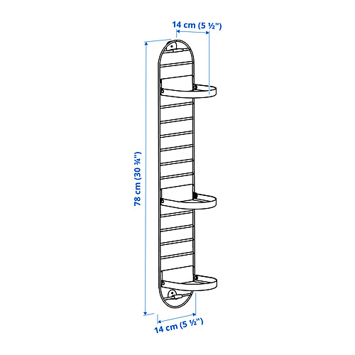 SKUGGRÖNA wall mounted plant stand