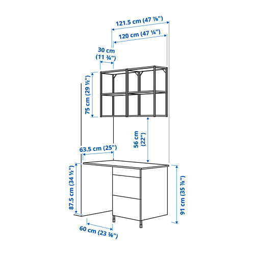 ENHET storage combination