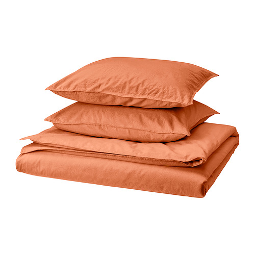 ÄNGSLILJA, duvet cover and 2 pillowcases