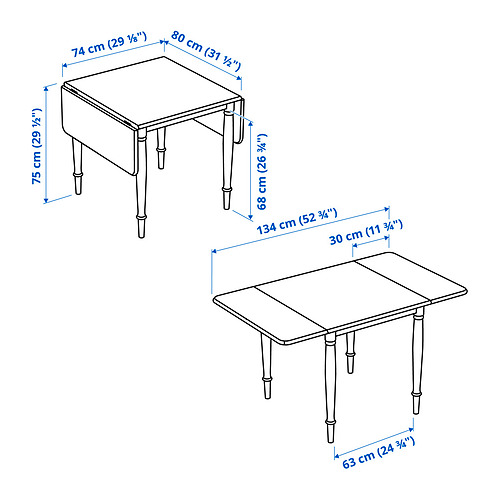 DANDERYD/DANDERYD table and 2 chairs