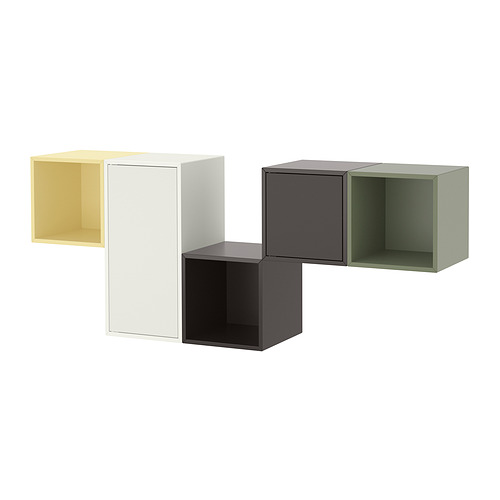 EKET, wall-mounted cabinet combination