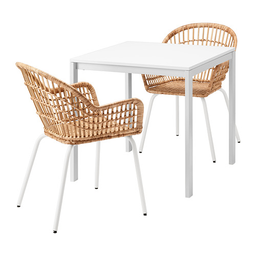 MELLTORP/NILSOVE, table and 2 chairs
