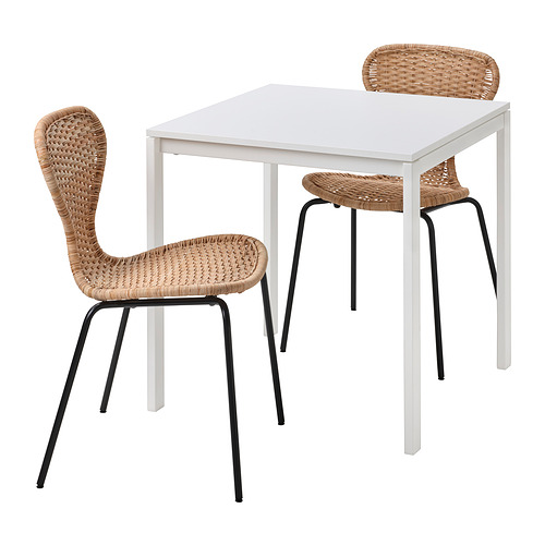 MELLTORP/ÄLVSTA, table and 2 chairs