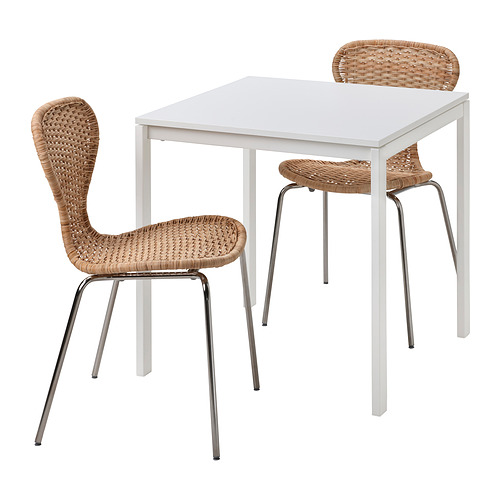 MELLTORP/ÄLVSTA, table and 2 chairs