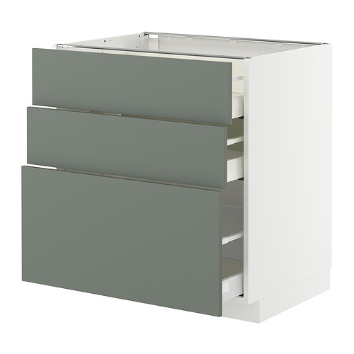 METOD/MAXIMERA base cabinet with 3 drawers