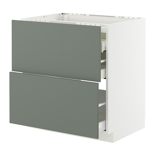 METOD/MAXIMERA base cab f hob/2 fronts/3 drawers