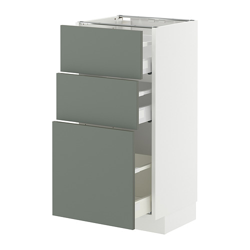 METOD/MAXIMERA base cabinet with 3 drawers