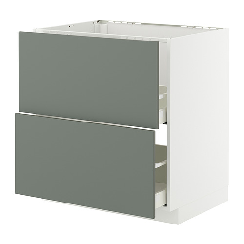 METOD/MAXIMERA base cab f sink+2 fronts/2 drawers