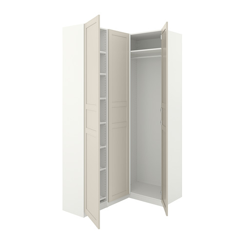 PAX/FLISBERGET, corner wardrobe