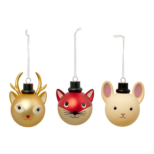 VINTERFINT tree ornament set of 3