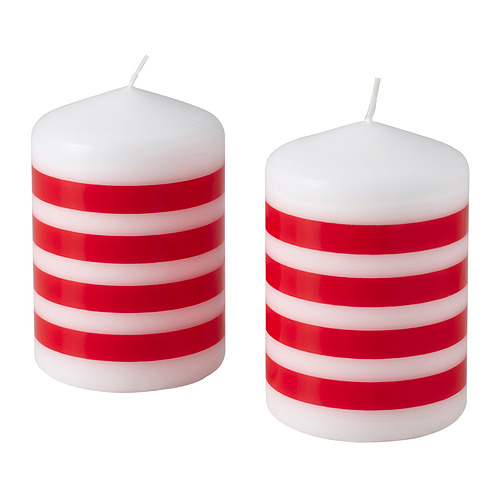 VINTERFINT, unscented pillar candle