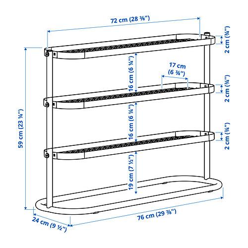 ÄLGANÄS, shoe rack