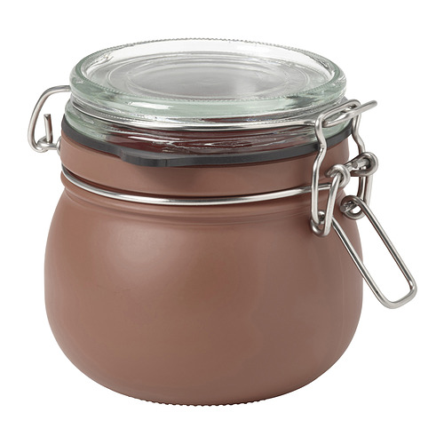 KORKEN, jar with lid