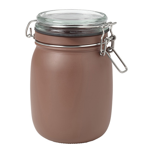 KORKEN, jar with lid