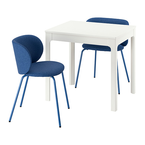 EKEDALEN/KRYLBO, table and 2 chairs
