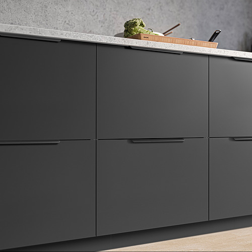 ENERYDA Tirador, negro, 112 mm - IKEA