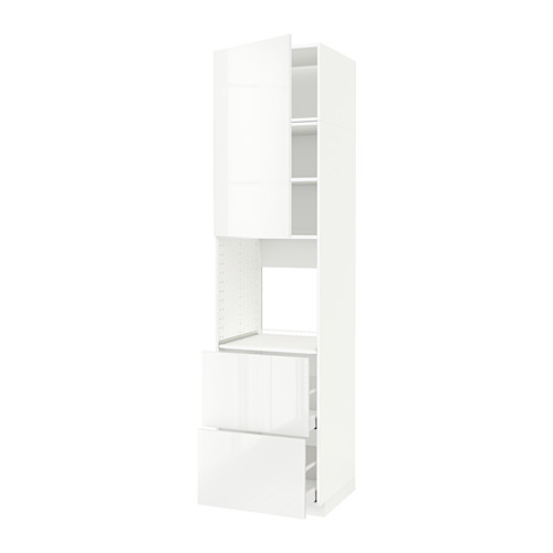 METOD/MAXIMERA high cabinet f oven+door/2 drawers