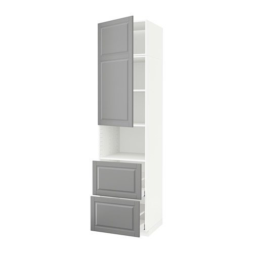 METOD/MAXIMERA hi cab f micro w door/2 drawers