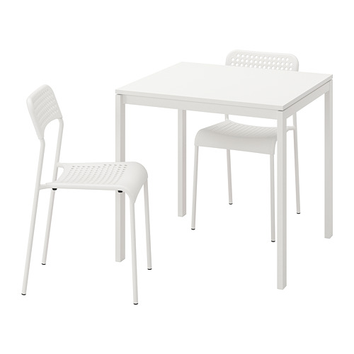 MELLTORP/ADDE, table and 2 chairs