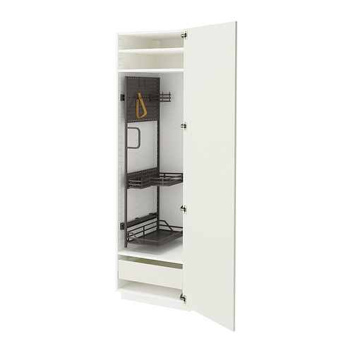 METOD/MAXIMERA high cabinet with cleaning interior