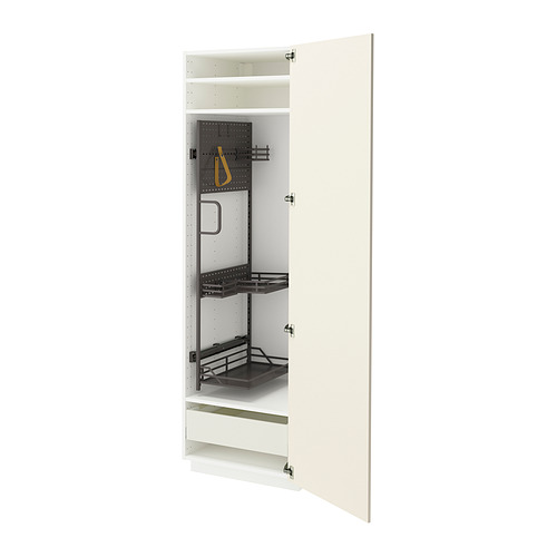 METOD/MAXIMERA high cabinet with cleaning interior