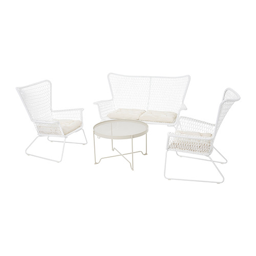 HÖGSTEN, 4-seat conversation set, outdoor