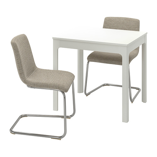 EKEDALEN/LUSTEBO, table and 2 chairs