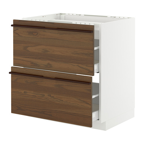 METOD/MAXIMERA base cab f hob/2 fronts/2 drawers