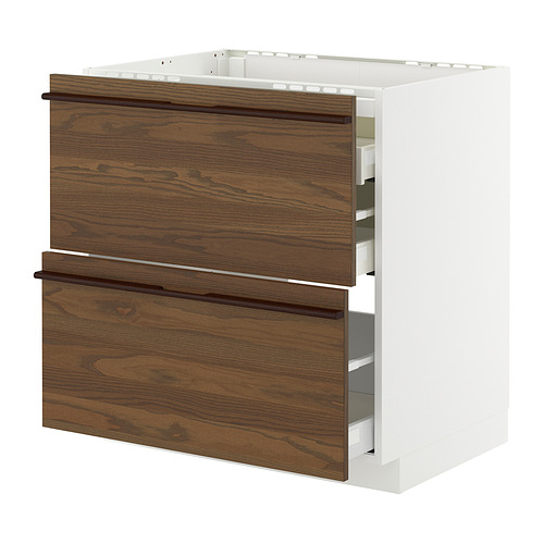 METOD/MAXIMERA base cab f hob/2 fronts/3 drawers