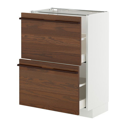 METOD/MAXIMERA base cabinet with 2 drawers