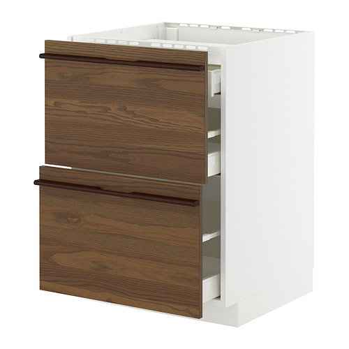 METOD/MAXIMERA base cab f hob/2 fronts/3 drawers