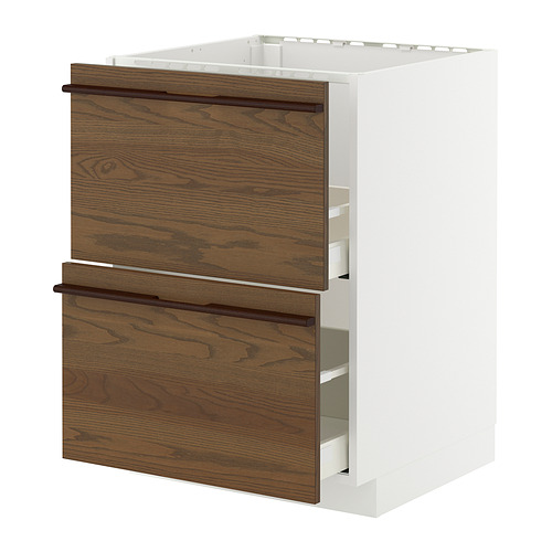 METOD/MAXIMERA base cab f sink+2 fronts/2 drawers