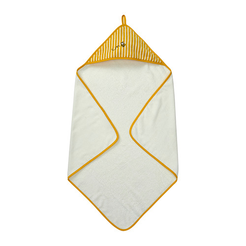 GRÖNFINK, baby towel with hood