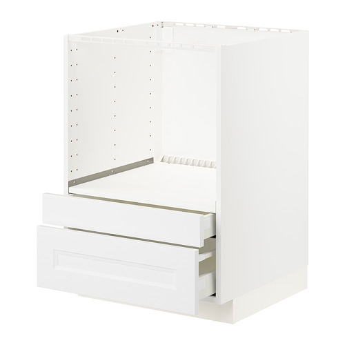 METOD, base cabinet f combi micro/drawers