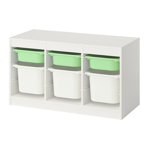 TROFAST, storage combination with boxes