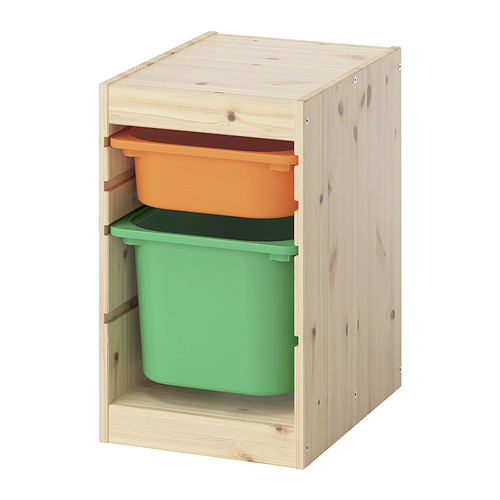 TROFAST, storage combination with boxes