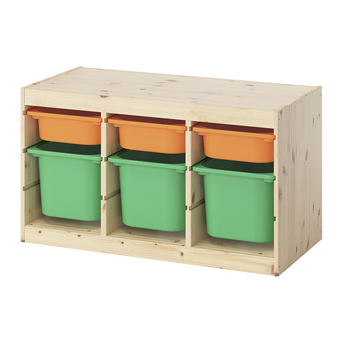 TROFAST, storage combination with boxes