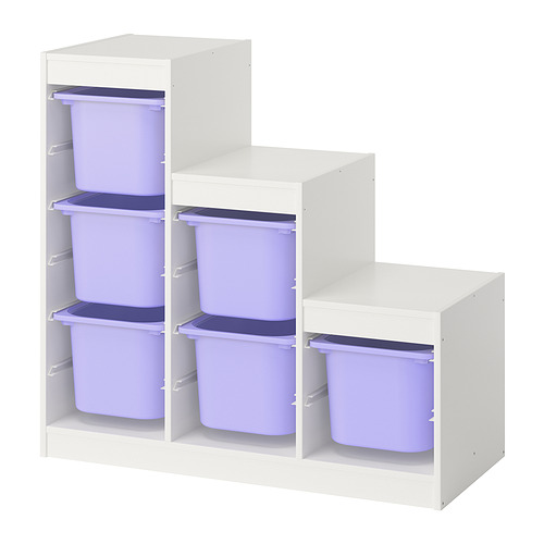 TROFAST, storage combination with boxes