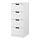 NORDLI, chest of 4 drawers