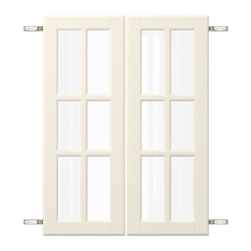 BODBYN door pair with hinges