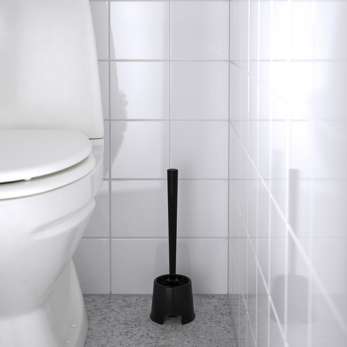 BOLMEN, toilet brush/holder