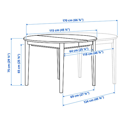 SKANSNÄS/SKANSNÄS table and 4 chairs