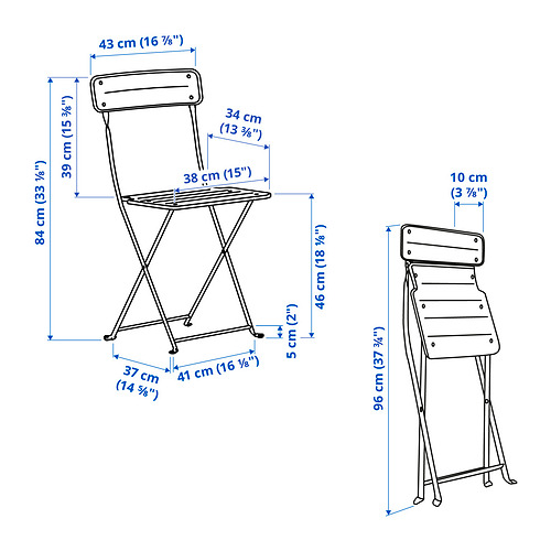 SUNDSÖ folding chair