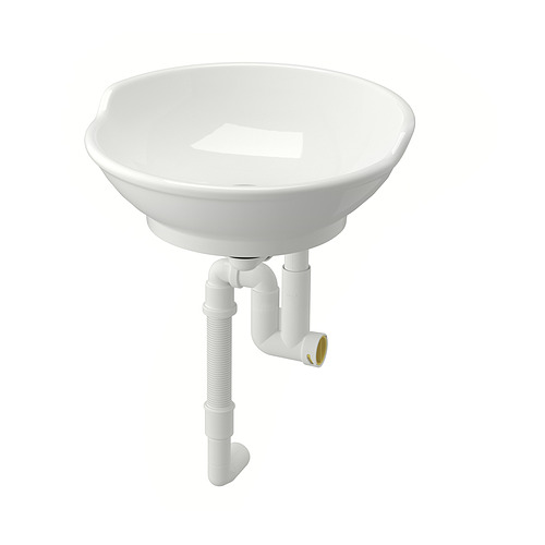 VÄSTERSJÖN, countertop wash-basin w water trap