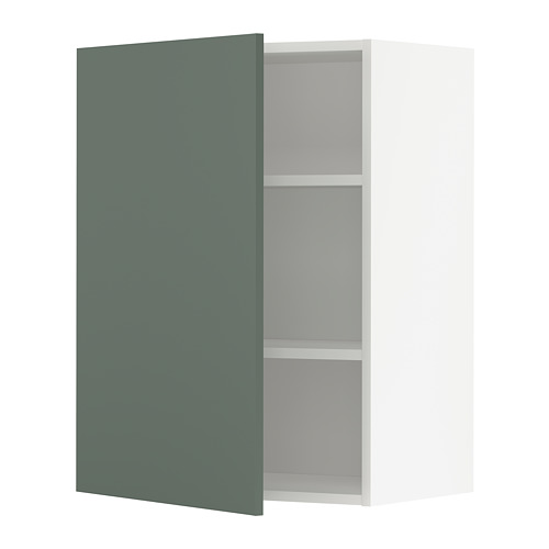 METOD wall cabinet with shelves