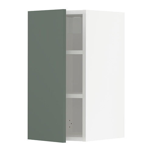 METOD, wall cabinet with shelves